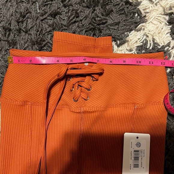 NWT Year of Ours Terracotta Ribbed Football Leggings - Picture 12 of 13